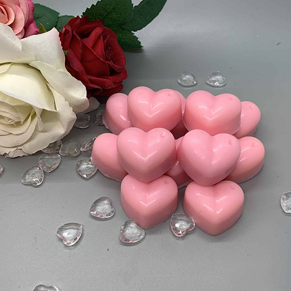 Rhubarb & Rose Heart Melt